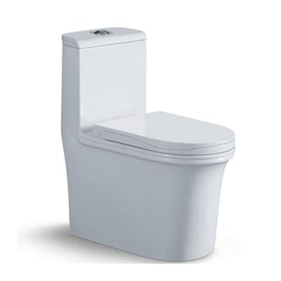 China Double-flow Solana 8006 Household Ceramic Splash Guard New and Large Anti-odor Pipe Large-impact Toilet for sale