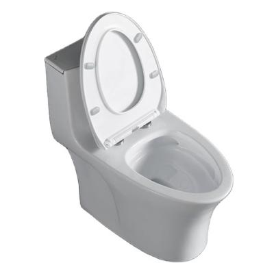 China Double-flow European style washroom white ceramic toilet 8001 for sale