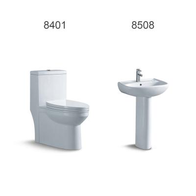 China Best Selling Guangdong Factory Direct Sales Modern Toilet Equipment Set For Washroom 8401+8508 for sale