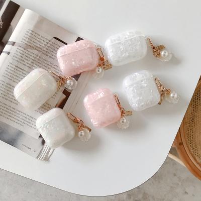 China For AirPods pro For Airpod Case Luxury Pearl Shell Cover Designers Airpod Cases 2021 For Airpods Case for sale