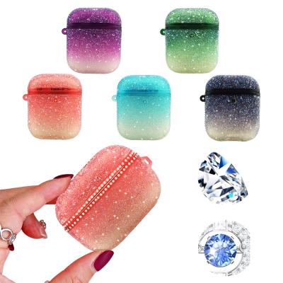 China For earphone 2021 cute unique rhinestone high quality luxury designers wholesale cool neon pink neon pink for airpods case for sale