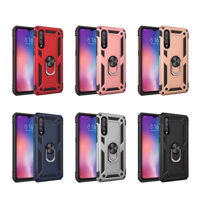 China Armor Shockproof Cell Phone MI Case For Redmi 7a 9 Note 9C 9 Phone Case With 360 Rotation Metal Ring For xiaomi MI 9 poco c99 X3 10t lite case for sale