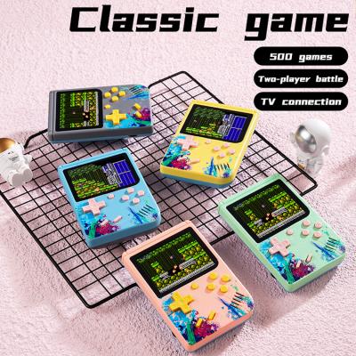 China ABS Classic Cheap Toys Portable Gamepad Accessories 600 500 in 1 Kids Video Game Console Retro Handheld Game Player for sale