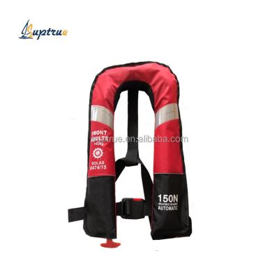 China Fishing Floatation Device Marine Solas Approved Colorful Inflatable Life Jacket Life Vest for sale