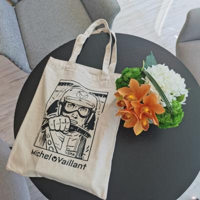 China Custom Handled Reusable Black Color Canvas Shopping Bag, Cotton Canvas Bag With Long Handle for sale