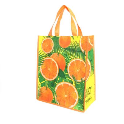 China Eco Handled Laminated Non Woven Bag For Supermarket for sale