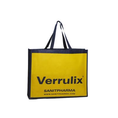 China Handled Promotional Non Woven Packaging Shopping Bag , Non Woven Reusable Bag for sale