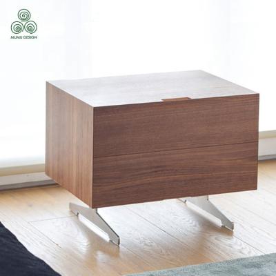 China Durable MUMU Luxury Modern Vintage Solid Wood Furniture Sideboards For Bedroom Apartment Storage Nightstand for sale