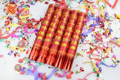 China Party& Cheap festival stuff party snaps price 30cm small rose petal party snap and safe fireworks for sale