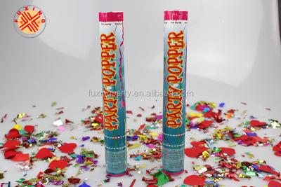 China Party& Pink Fireworks And Firecrackers Wedding Heart Shaped Festival Stuff Paper Confetti 40cm Party for sale