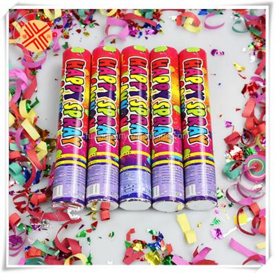 China Party& Festival stuff party poppers with colored strips for sale