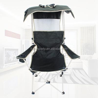 China Environment friendly foldable beach chair with roof, sun chair, hottest leisure anti sun chair from chair manufactor for sale