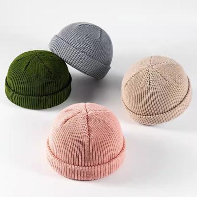 China breathable & Waterproof Knit Beanie Hats Wholesale Custom Blank Warm Winter Hats Caps For Women Mens for sale