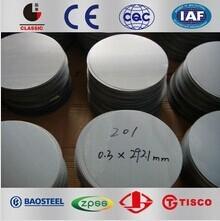 Chine 301 304 304L 316 316L ont laminé à froid le miroir de bobine des cercles solides solubles d'acier inoxydable fini à vendre