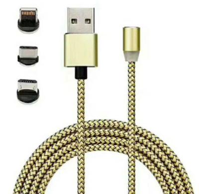 China 2.1A Mobile Phone LED Cable Fast Charging Magnetic Charging Data Cable for sale