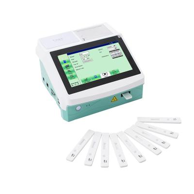 China Portable Veterinary Dry Animal Immunofluorescence Analyzer Veterinary Disease Analysis and Veterinary Diagnostic Analyzer Blood Test Machine for sale