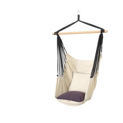 China Modern Factory Directly Wholesale For Indoor Outdoor Swing Macrame Hammock Chair With 80cm Wooden Stick for sale