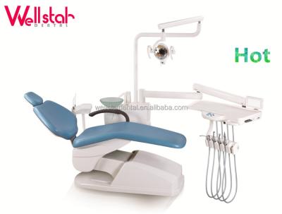 China PU seat type new dental chair denta dental unit with dentist dental chair for sale