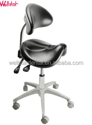 China For Dentist Foshan Manufactures Hot Sale Model Black Chair Dental Stool / Saddle Stool for sale