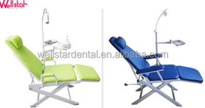 China dental regional dental floding/mobile /portable unit chair with best price for sale for sale