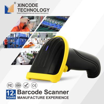 China Cheap ABS+PVC+PC Xincode Laser Scanning Barcode Reader Scanners Supermarket Price USB 1D Handheld Laser Wired Wireless Barcode Scanner Gun for sale