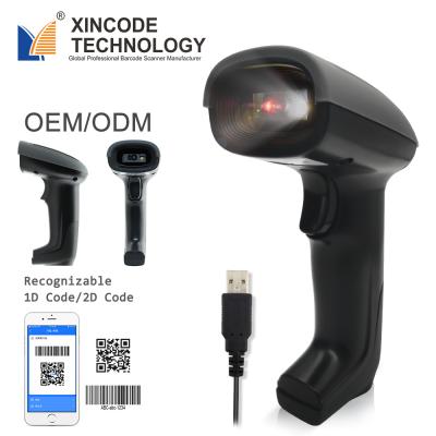 China Cost Effective Wired E-payment CMOS QR Code USB Android 2d Barcode Handheld Long Distance Scanners Suitable For Medical for sale