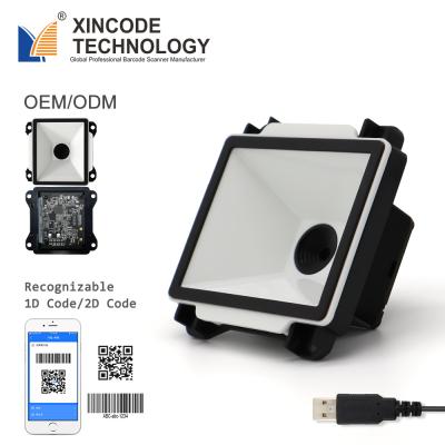 China Xincode 2d System Qr Code Barcode Scanner Module Omnidirectional Factory OEM Mini Barcode Reader ABS Kiosk Module for sale