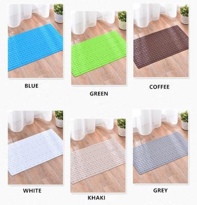 China Machine Washable Stocked Non Slip Durable With Suction Cups, Drain Holes Bathroom Tub Mat for sale