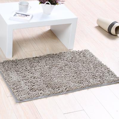 China Durable Non-Slip Plush Carpet Runner For Tub, Shower, And Bathroom Chenille Bath Cover for sale