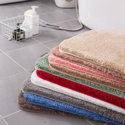 China Viable High Water Absorbent Shaggy Microfiber Bath Rug Soft Plush for sale