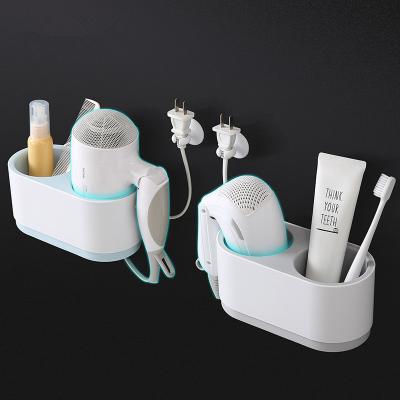 China Wall Mounted Bathroom Shelf Wet Storage Shelf Space Saving Toothbrush Holder Wet Organizer for sale