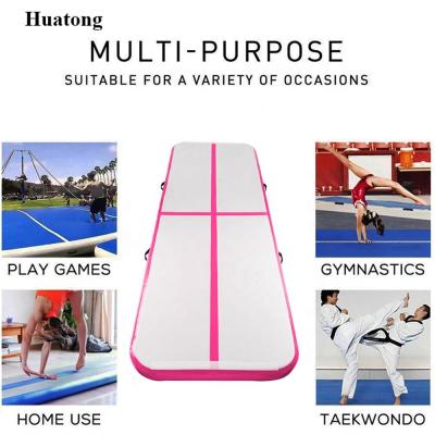 China PVC & Cheap Tumbling Inflatable Drop Stitch Airtrack Air Track Gymnastics Air Tumble Track GYM Mats for sale