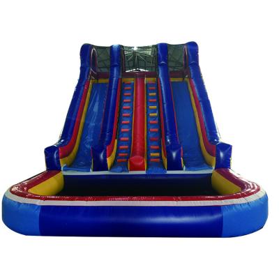 China Plato Giant Inflatable Water Slide /Movable Outdoor Inflatable Slide/Water Park PVC Tarpaulin For Sale for sale