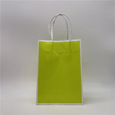 China Wholesale High Quality Custom Recyclable Factory Make Food Packaging Paper Bag With Handle for sale