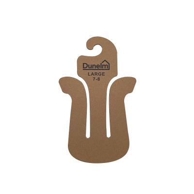 China Factory customization hangers manufacturer packaging paper logo print logo paper hook carton viable paper hanger for sale