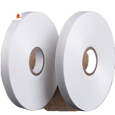 China High tenacity China label manufacturer wholesale coated printable nylon roll with taffeta ribbon tape label for sale