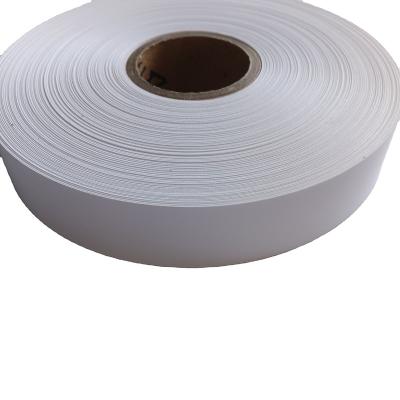 China Washable Nylon Care Labels For Apparel Nylon Taffeta Label Fabric Roll Coated Liner Material Apparel Ribbon Making for sale