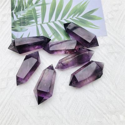 China Wholesale Crystal Point Double Amethyst Tower Amethyst Quartz Healing Crystals from China for sale