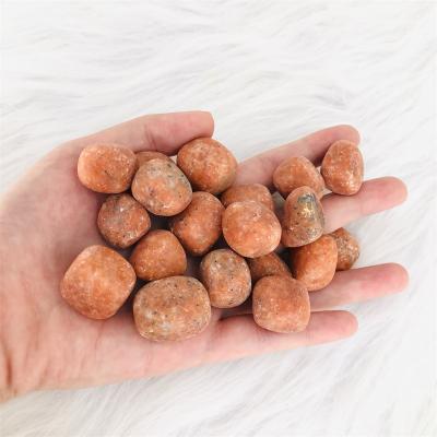 China China wholesale natural polished sunstone quartz tumbled healing crystals sunstone crystal tumbled for sale