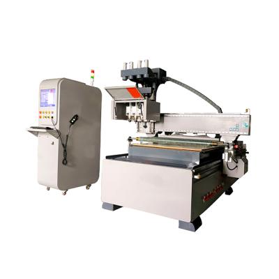 China Acrylic PVC Wood Engraving Cutting New 1325 with Auto Loading and Unloading 4 Axes CNC Router Woodworking Machine Wood Maker Engraving PVC MDF Plastic for sale