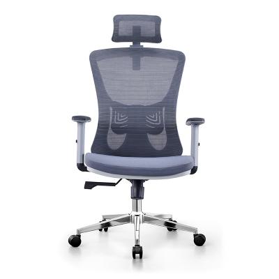 China Premium Gray Mesh Back Chair Executive Office Swivel Adjustable Chair for sale