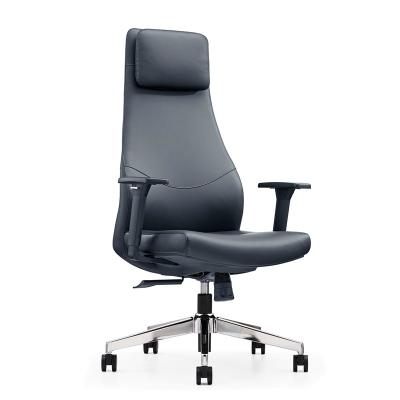 China New Style Leather Chair Executive Office Swivel Chair With Multifunctional Mechanism for sale