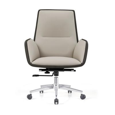 China Hot Selling Luxury Synthetic Leather Office Chair Revolving Director Chair for sale