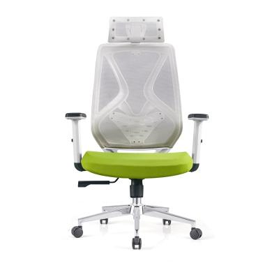 China Rotational Molded Foam Seat Swivel Chair Executive Ergonomic Manager Mesh Chair for sale