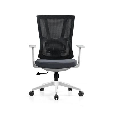 China Mid Staff Modern Back Office Chair Comfortable Swivel Mesh Chair Lift for sale