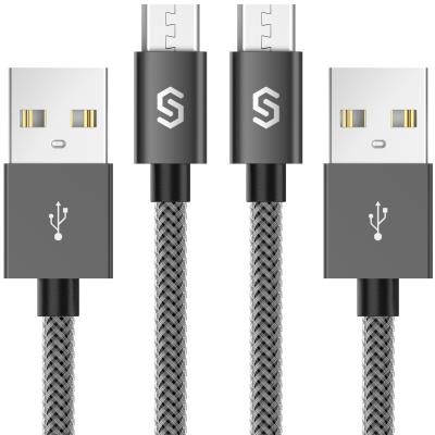 China Quick Charing Cable 2-Pack Magnetic USB A To Micro USB Cable Gray for sale