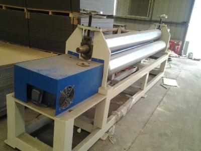 China 120kw Plastic Auxiliary Equipment 3 Roller Rolling Plate Leveling Machine / Spiral Coil Winding Machine for sale