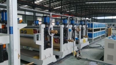 China Two roller ACP Production Line 95mm 75mmTwin Screw Diameter For Aluminum Plate for sale