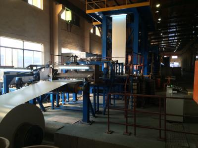 China AC Color Coated Coils Coating Lines Paint Production Line Equipment 100X7X10 m for sale