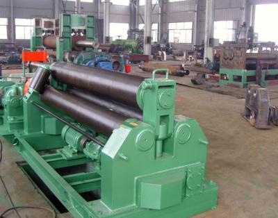 China 50mm Thickness Plastic Auxiliary Equipment 3 Roller Steel Plate Roll Bending Machine Welding Steel Structure for sale